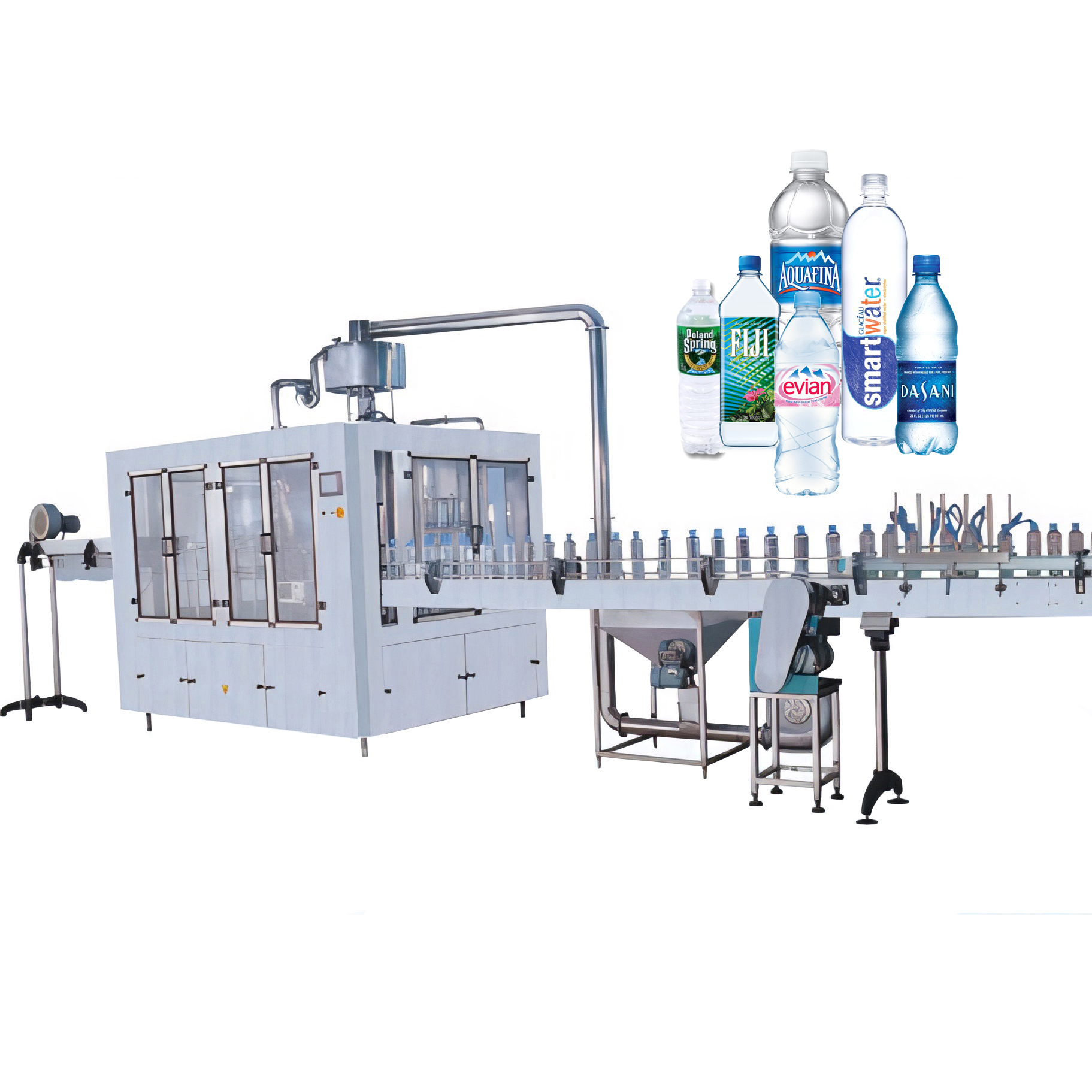 16-12-6 Rotary Water Bottling Machine for washing filling and capping bottled water